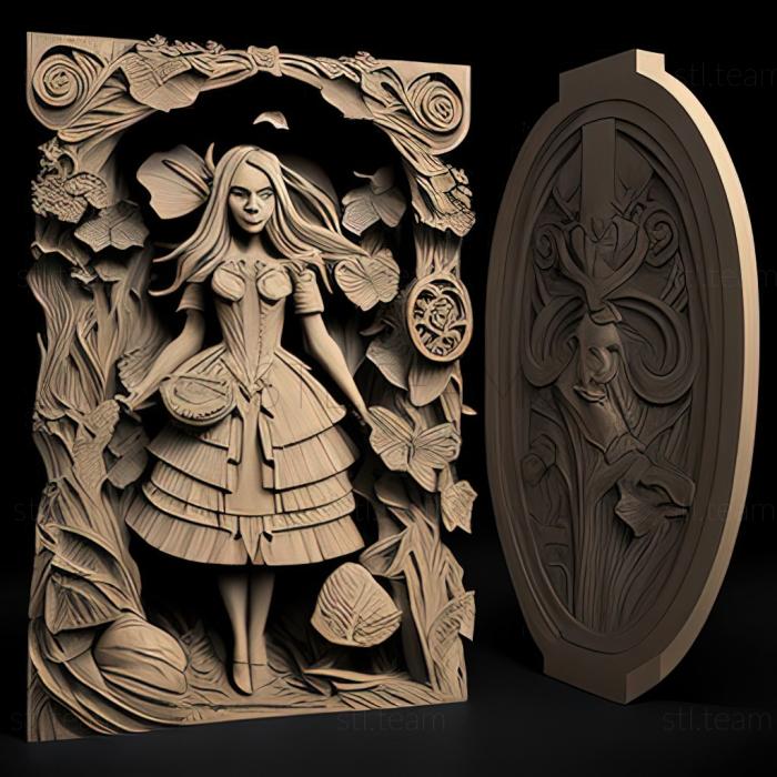 3D model st Alice from Alice in Wonderland (STL)